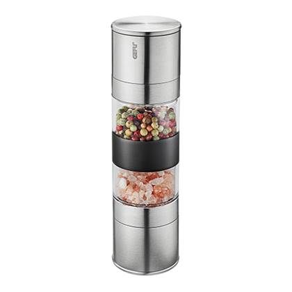 Gefu Lamola Peper- en Zoutmolen Zilver