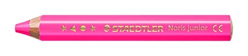 Staedtler Noris junior Kleurpotloden, 3-in-1, neonroze, 6 stuks