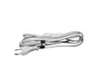 Eenpolige schakelaar met 2 m kabel, capaciteit 2A en 250V, wit