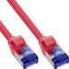 InLine SFTP CAT6a slimline flexibele netwerkkabel | TPE LSZH | rood | 7 meter
