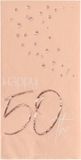 Folat Party Products Folat Servetten - 50 jaar Elegant Lush Blush - 10 stuks