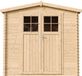Timbela M369F+M369G - Abri de jardin en bois - 4,33 m² - 226x236xH224 cm - avec plancher