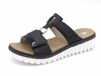 Rieker Dames Slipper - V1396-14 Blauw - Maat 41