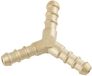 Meva - Serie UNP - Verdelert-stuk voor gasleidingen - 8x15 mm - Messing - Twee Apparaten Aansluiting
