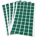 Adsamm FP-15-SA-GN-2020-50 250 x viltglijder, groen, 20 x 20 mm