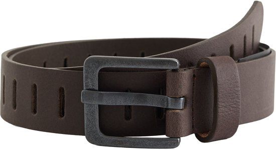 WE Fashion Jongens riem - Donkerbruin