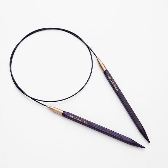 KnitPro De Rondbrenalyllen J'adres - Hout - 3,0 mm, 80 cm