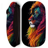 Lion Majestic Zwarte draadloze muis Maniacase
