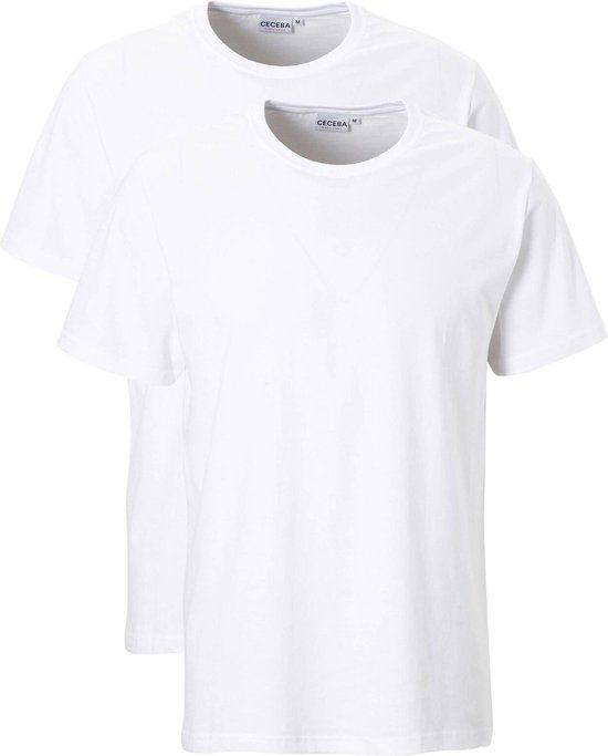 CECEBA Maverick American T-shirt (2-pack) - Men - White - Size 7XL