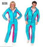 Widmann Rave Op Soundwaves Retro Trainingspak Blauw Kostuum