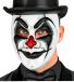 Widmann Clownsmasker griezel zwart/wit
