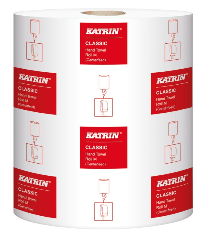 Katrin 481911 Handdoekpapier - Wit - 400 m - 2 Laags