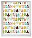 Jalousie sans perçage, imprimé, 130x150 cm, polyester