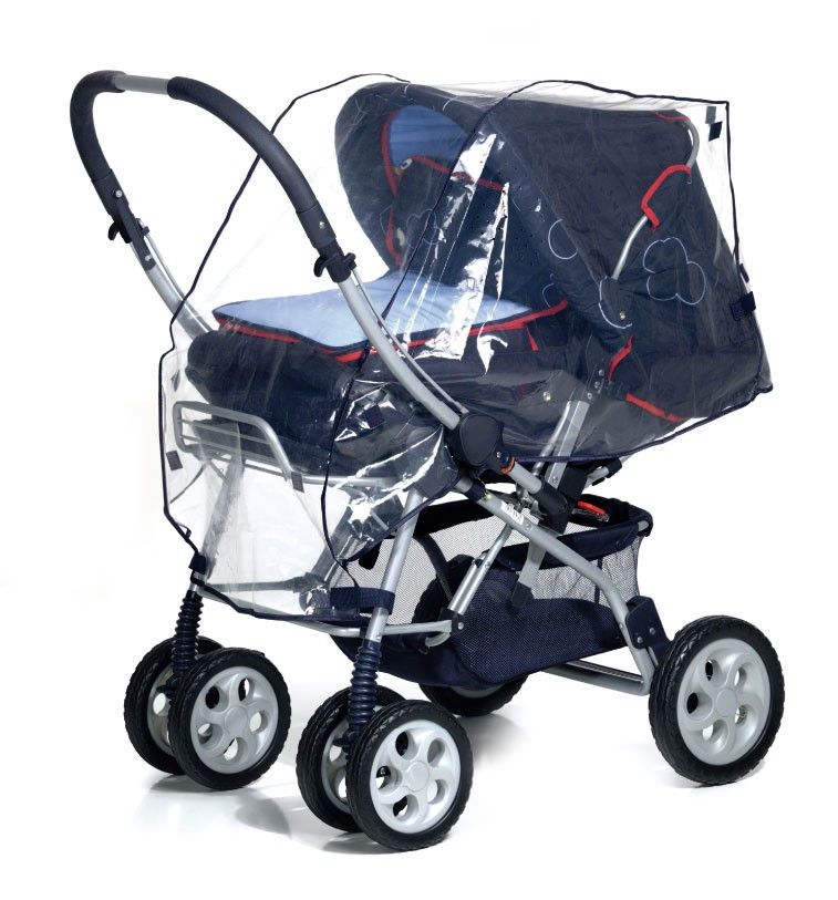 Jippie's PEVA universal rain cover - transparent