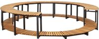 vidaXL Habillage de spa - 273x53 cm - Acacia massif