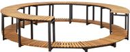 vidaXL Habillage de spa - 273x53 cm - Acacia massif