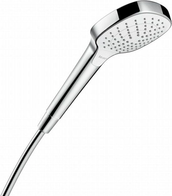 Hansgrohe Croma Select E Handdouche Vario - Wit/Chroom - 3 Straalsoorten