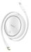 Baseus Free2Pull Oprolbare USB-C naar Lightning Kabel 20W PD 1M Wit