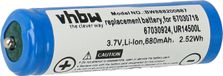 Braun Batterie Compatible Avec Braun Series 5 530, 550, 550s-3, 550s-4, 560, 560s-3, 560s-4, 570cc, 570cc-3 Rasoir Tondeuse Électrique (680mah, Li-ion) - Vhbw