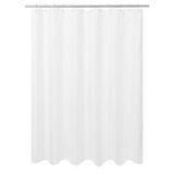 N&Y HOME Ultiem waterdicht stoffen douchegordijn of voering, machinewasbaar, ademende stoffen TPU-voering voor badkuip, douchevoering, wit, 182 x 182 cm