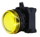 RS PRO Lichtmelder voorelement, tafeluitsparing Ø 22,5 mm, tafelmontage, geel rond kunststof IP 65