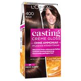 L'Oréal Paris Casting Crème Gloss 400 Brown Ammonia-Free and Silicone-Free Hair Color