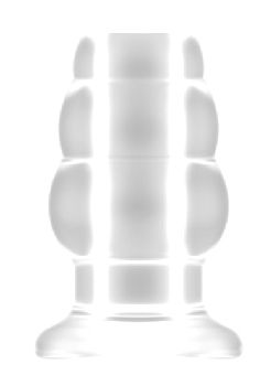 Sono - No.51 - Hollow Tunnel Butt Plug Large - 5 Inch - Tran - 8714273787866
