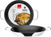 Ibili Bistrot Roestvrij Staal Paellapan 34 Cm Zilver