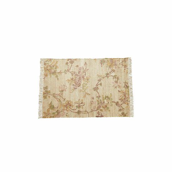 LOBERON Vloerkleed Sernivou crème/roze 200x140 cm Jute