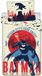 Batman Jerry Fabrics Batman Dekbedovertrek Gotham 140 x 200 cm - Katoen - Zwart