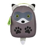 Chicco Lunchtas Wasbeer - Praktisch en Ruim - Thermische Rugzak - Gewatteerde Verstelbare Schouderbanden - Lunchbox voor Kinderen - Babyvoeding - Met Draaggreep & Bekerhouder - 24 x 20 x 8 cm - Grijs