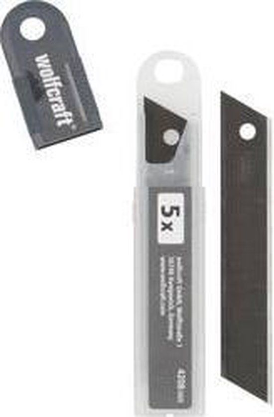 wolfcraft - 5 afbreekmessen PRO SHARP, 18 mm - 4208000
