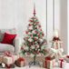 Prolenta Maison Exclusive Kunstkerstboom, groen en wit, 150 cm
