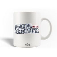 Louder Keramieken mokkenetui, Louder met Crowder Blauw Rood Transparant