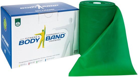 Body-Band BodyBand Zwaar 25 meter - groen