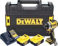 DeWalt DCF 860 P2T accu-slagmoersleutel 18 V 282 Nm 1/4" borstelloos + 2x accu 5,0 Ah + oplader + TSTAK