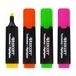Westcott Markeerstiften, E-744249 00, 4 stuks in groen, geel, oranje, roze