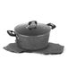 Steelpan KASANOVA New Dark steelpan met deksel voor alle warmtebronnen - Ø 28 cm