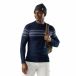 Smartwool Sparwood Stripe Crew Pull Bleu M Homme