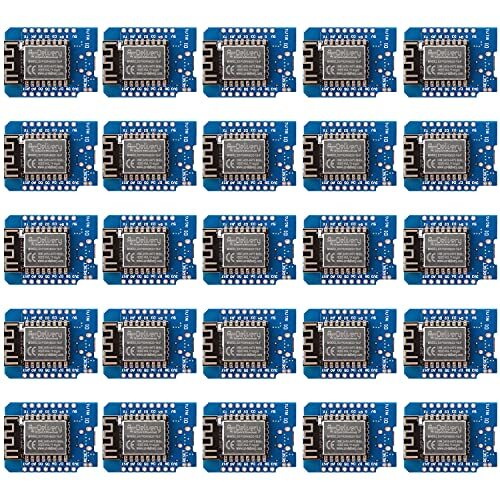 AZ Delivery 25 x D1 Mini NodeMcu met ESP8266-12F WLAN-Module CH340G Lua compatibel met Arduino Inclusief E-Book!