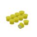 Magneet Expert® Small High Power 'Memo' Board Magneten - Geel (1 Pack van 10)