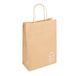 250 Sos 250 stuks Sos tassen met handgrepen 80 g/m2 20+10 x 29 cm natuur kracht
