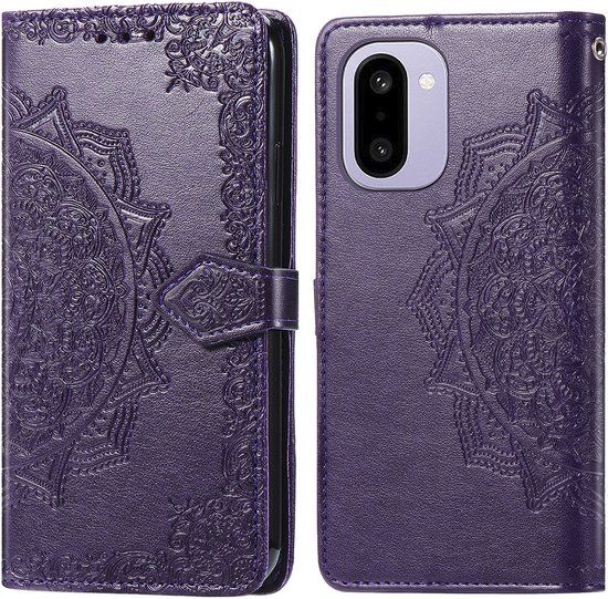 imoshion Hoesje - Geschikt voor OnePlus 15R - Mandala Bookcase - Paars