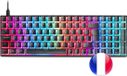 Mars Gaming MKULTRA Toetsenbord USB AZERTY Frans Zwart