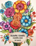 Relaxing Flowers Coloring Book For Adults