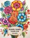 Relaxing Flowers Coloring Book For Adults