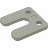 GB drukplaat met sleuf 7mm grijs (48 Stuks)
