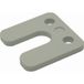 GB drukplaat met sleuf 7mm grijs (48 Stuks)