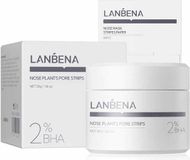 Lanbena Nouveau Dissolvant de points noirs Nettoyant pour pores Bandes nasales