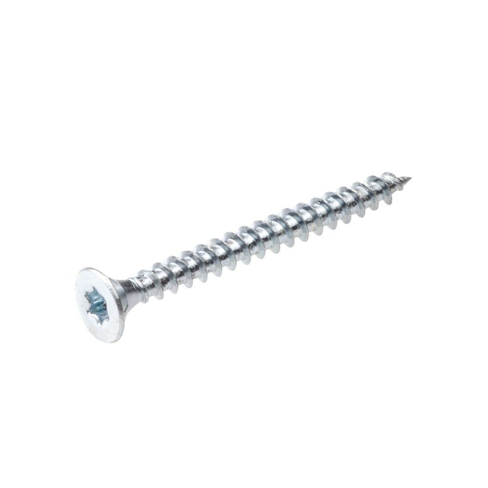 Proftec Spaanplaatschroef 3x30mm Platkop Verzinkt Voldraad T10 (200 stuks)